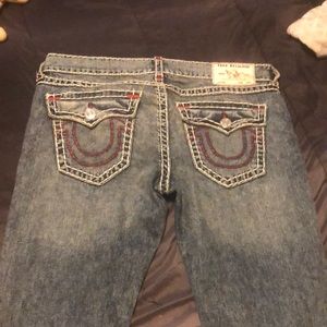 True religion Ricky relaxed straight jeans 36